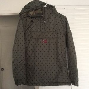 Jacket/ hoodie black dots